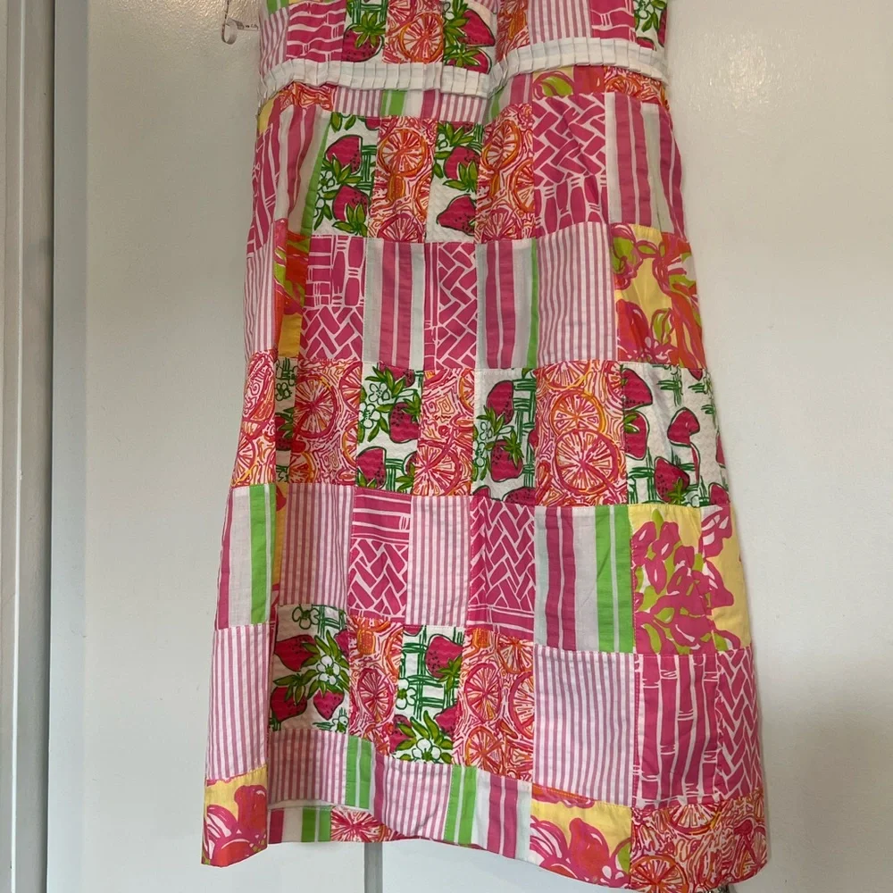 Lilly Pulitzer size 2 beautiful patchwork dress - Picture 5 of 5